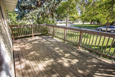 Large deck on front