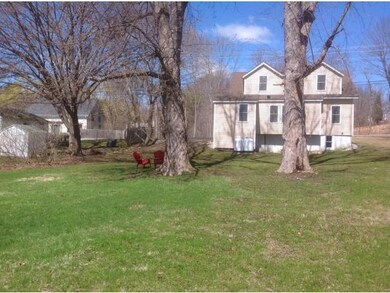 Back view of home