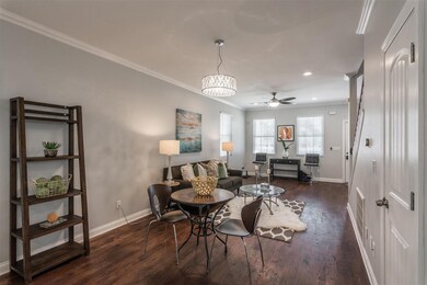 The living area is really long!  Lots of room for 