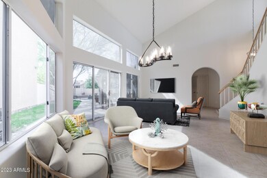 staged living room