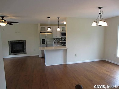 Living Room View from top of stairs!