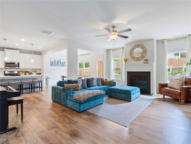 Living area featuring healthy amount of natural li