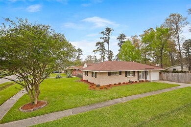 Large corner lot with mature trees