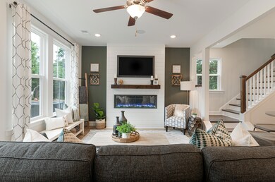 Family with fireplace - Copy
