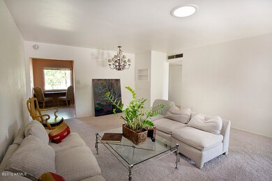 Living Room Flows into Dining Room