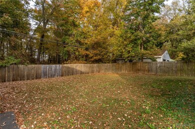 View of backyard