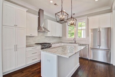 Example of home being built in community