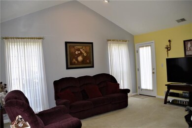 Soaring cathedral ceilings allow plenty of natural