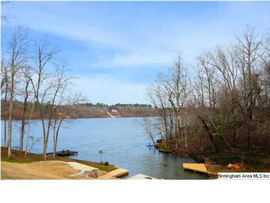 This is view of Lay Lake from deck on this home.