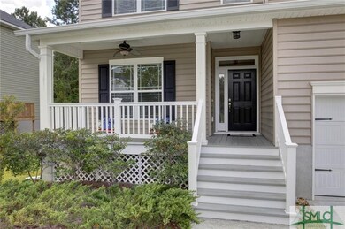 large front covered porch
