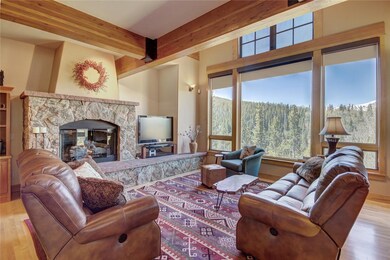 Cozy gas fireplace