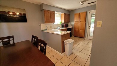 Eat-in kitchen.