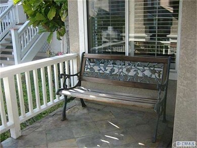 Bench on Front Patio