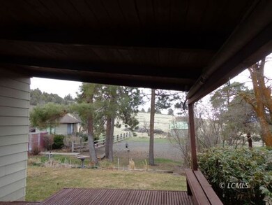 front porch looking South