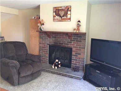 Family Room. Cozy family room fireplace and newer 