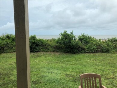 View  of ocean from patio
