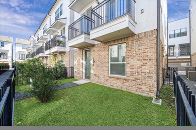 Gated front yard is perfect for pets, play, and ti