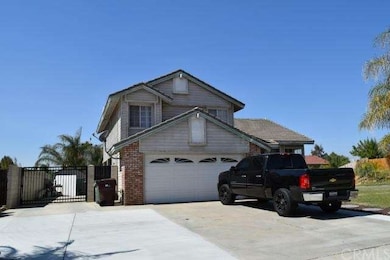 Extra wide driveway with gated RV/Boat parking