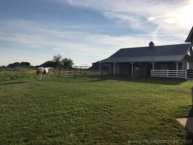 Sellers had 2 horses on the property.  Some items