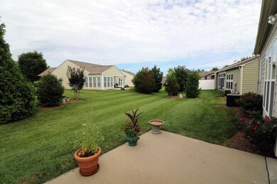 12 x 8 Screened-in back porch with large open patio