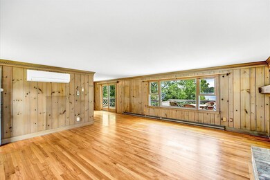 Living toward dining with split unit