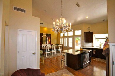 Dining and kitchen