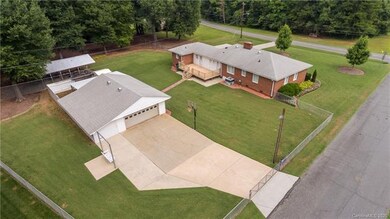 Drone shot shows the entire parcel with extensive 