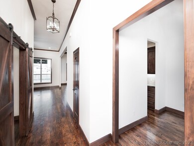 Entry. Formal dining on the right, flex room on th