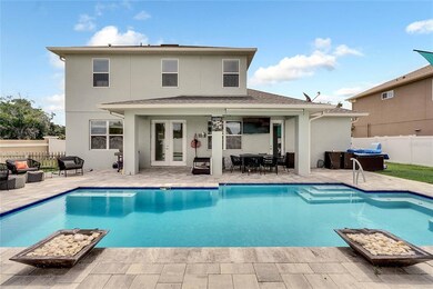 A NEW CUSTOM DESIGNED POOL awaits upgraded with TR