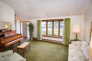 Bay window for natural light.