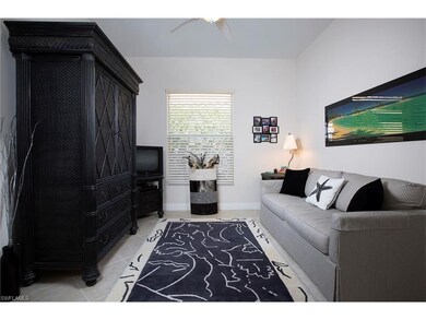 Spacious tile-floor den. Can be used as an office.