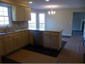 Opens to eating area