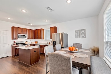 This home has an open concept layout that allows y