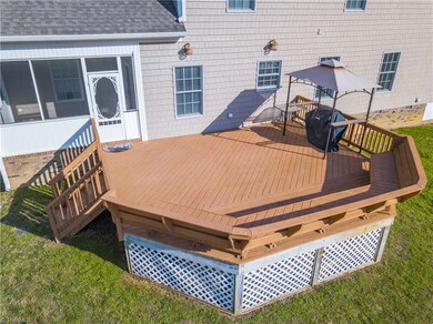 Relax on the huge deck!