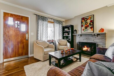 Living Room With Fireplace
