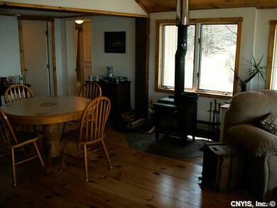 Dining Room. Wood stove