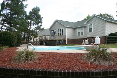 Rear of house