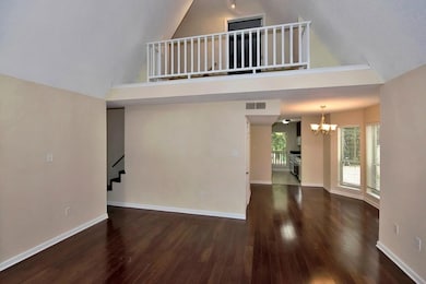 View from the Great Room of the Loft, Dining Area