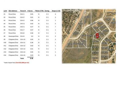Lot Site Map
