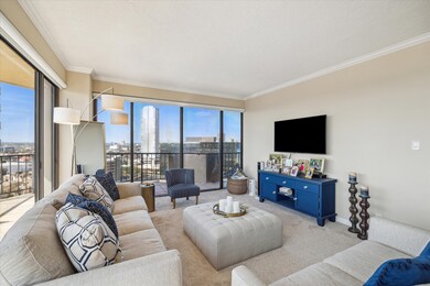 Another view of the living room - south and west a