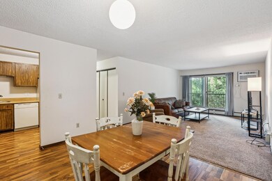 Spacious dining/living room