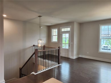 Great foyer entry with beautiful hardwoods