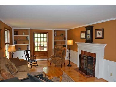 Living Room. Formal living room with built-in book