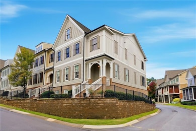 View of front of home with a residential view, board and batten siding, and brick siding