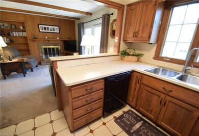 Nicely Updated Kitchen, Open to Family Room