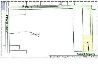 Copy of parcel map highlighted.