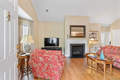 Airy, Cathedral Ceiling Family Room Centered with