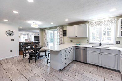 New tile flooring