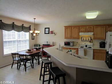 Kitchen - View from Family Room To Eat In Kitchen.