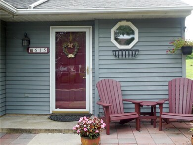 relax on your front patio with a good book and bev